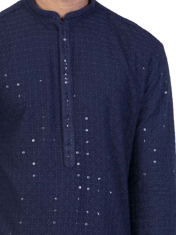 Majestic Blue Kurta Set