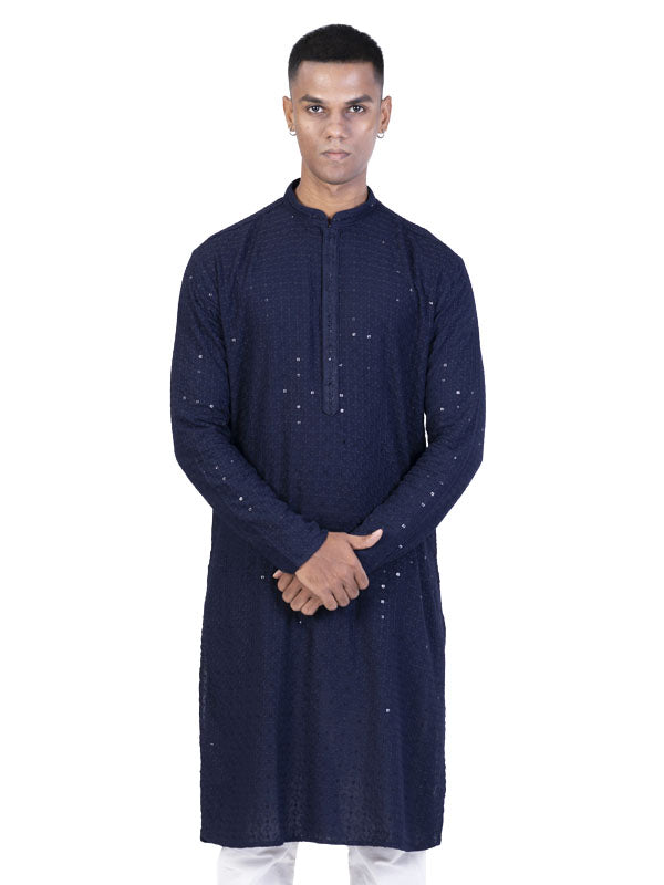Majestic Blue Kurta Set