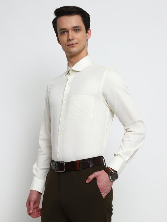 CREAM FORMAL SHIRT