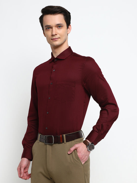 MAROON FORMAL SHIRT