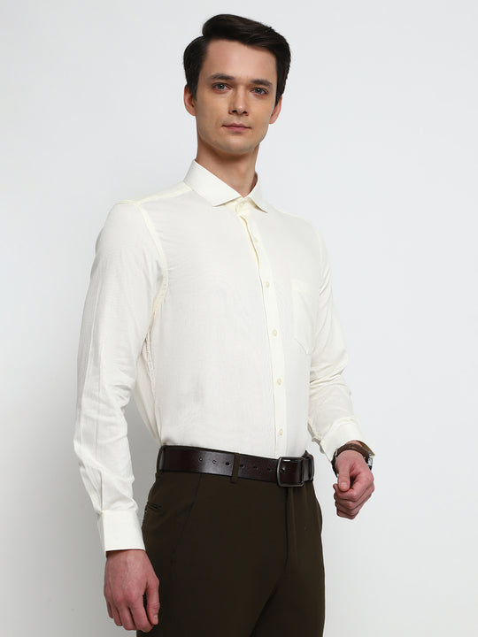 CREAM FORMAL SHIRT