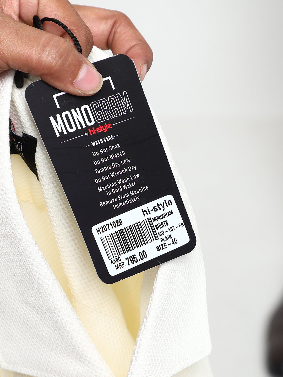 CREAM FORMAL SHIRT